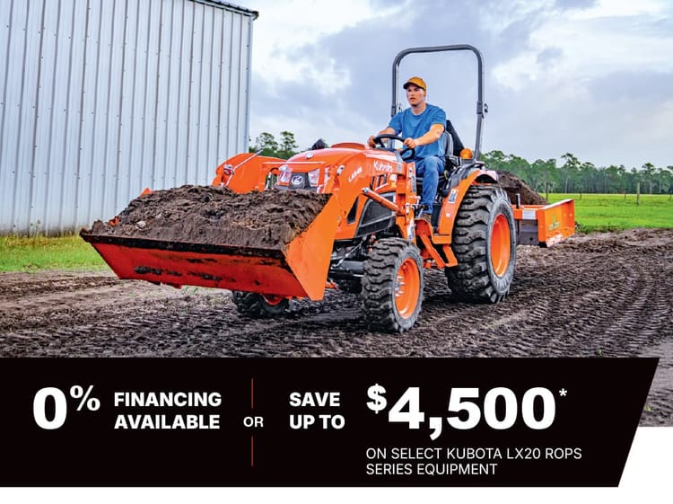 Save on Select LX20 ROPS Series Tractors
