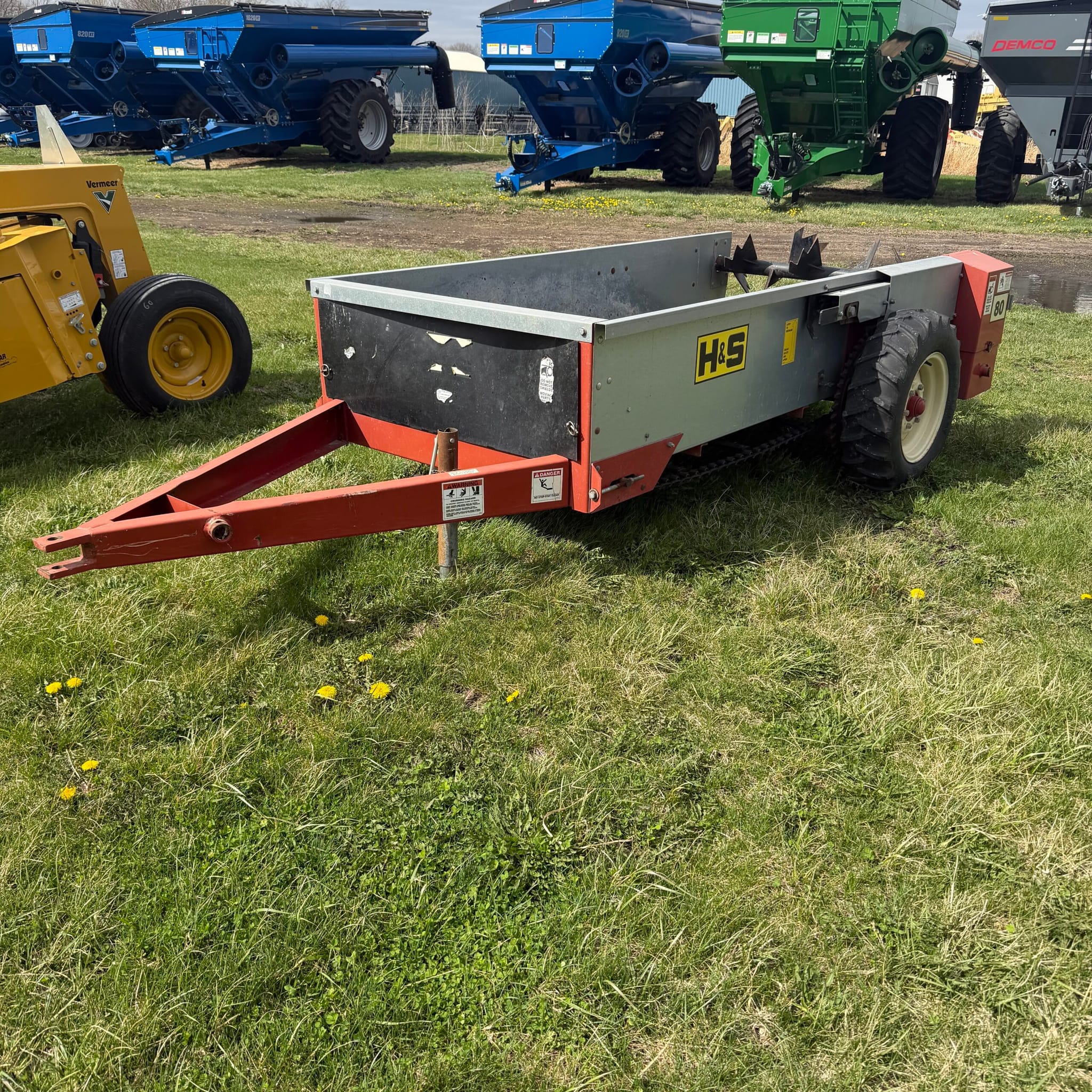 H&S MS80GD Manure Spreader 0453